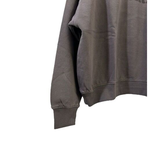 Forever 21 French Terry Paris Graphic Pullover Size Medium Gray NWT Oversized - Picture 5 of 9